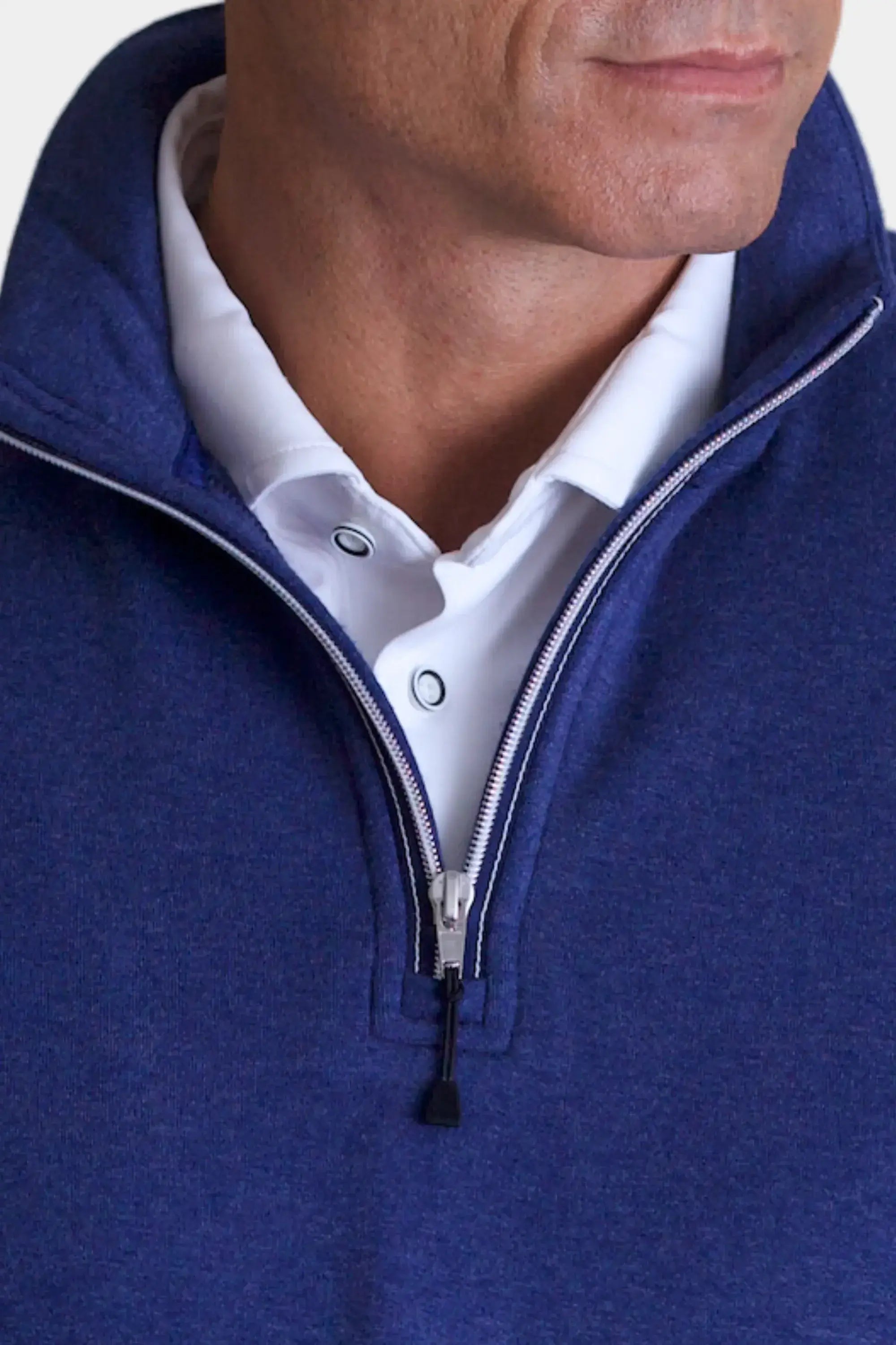 Voey Quarter Zip Sweatshirt - Tokyo Blue - Buki - Flyclothing LLC