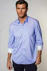Avant Check Long Sleeve Tech Shirt - Buki - Flyclothing LLC