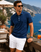 Buki Cinqo Polo 2-Pack - White/Navy - Buki - Flyclothing LLC
