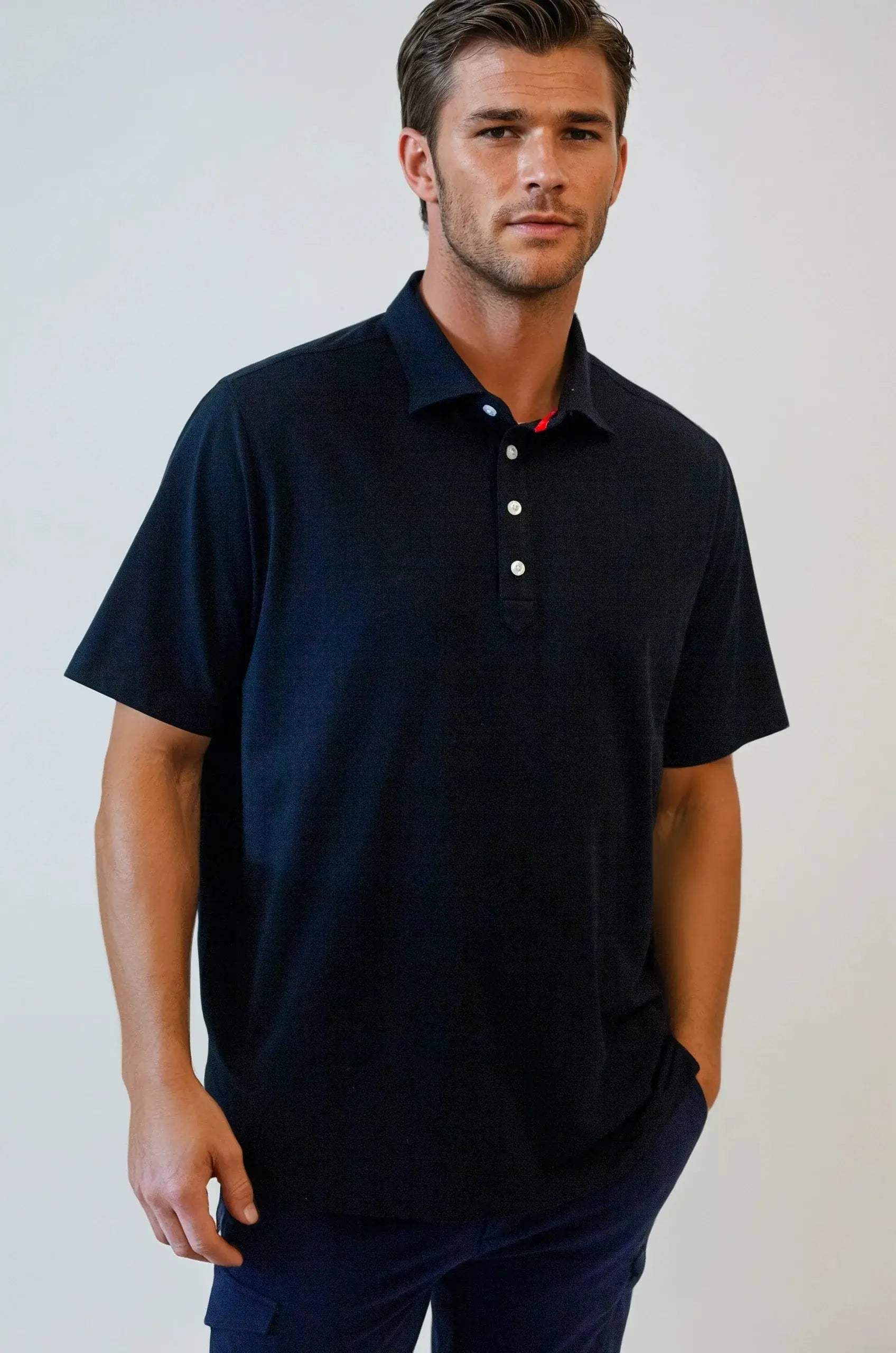 Buki Cinqo Polo 2-Pack - White/Black - Buki - Flyclothing LLC