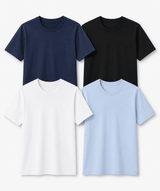 Buki Cinqo Tech Tee 4-Pack - White/French Blue/Blue Night/Black - Buki - Flyclothing LLC