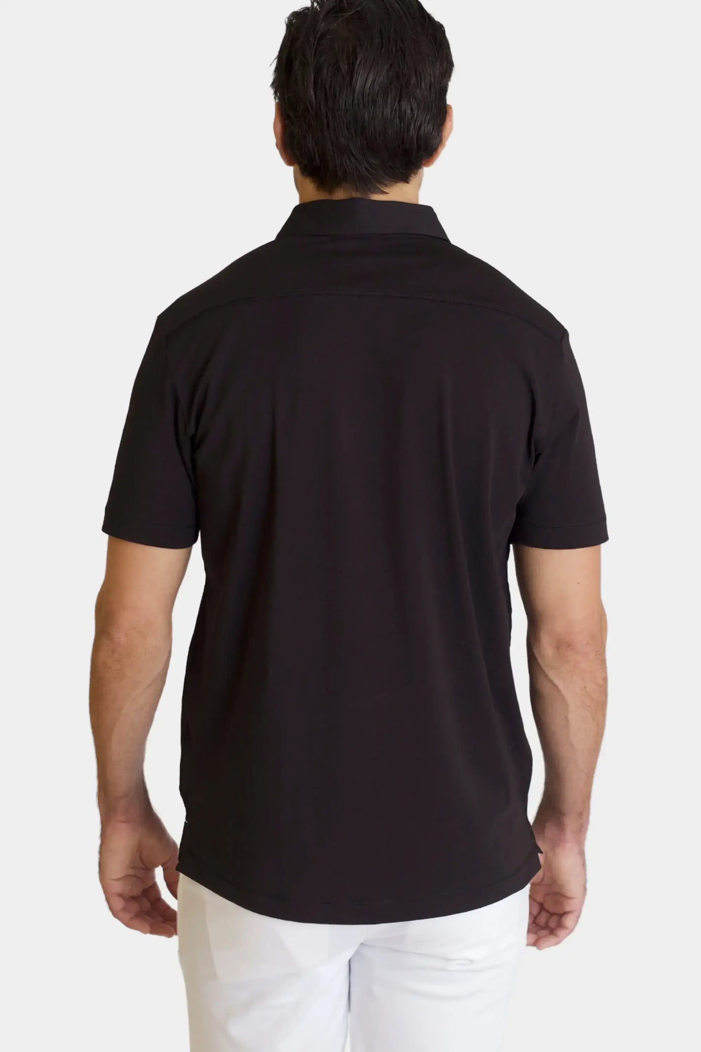 Coolest Polo Tech Shirt - Black - Buki - Flyclothing LLC
