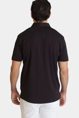 Coolest Polo Tech Shirt - Black - Buki - Flyclothing LLC