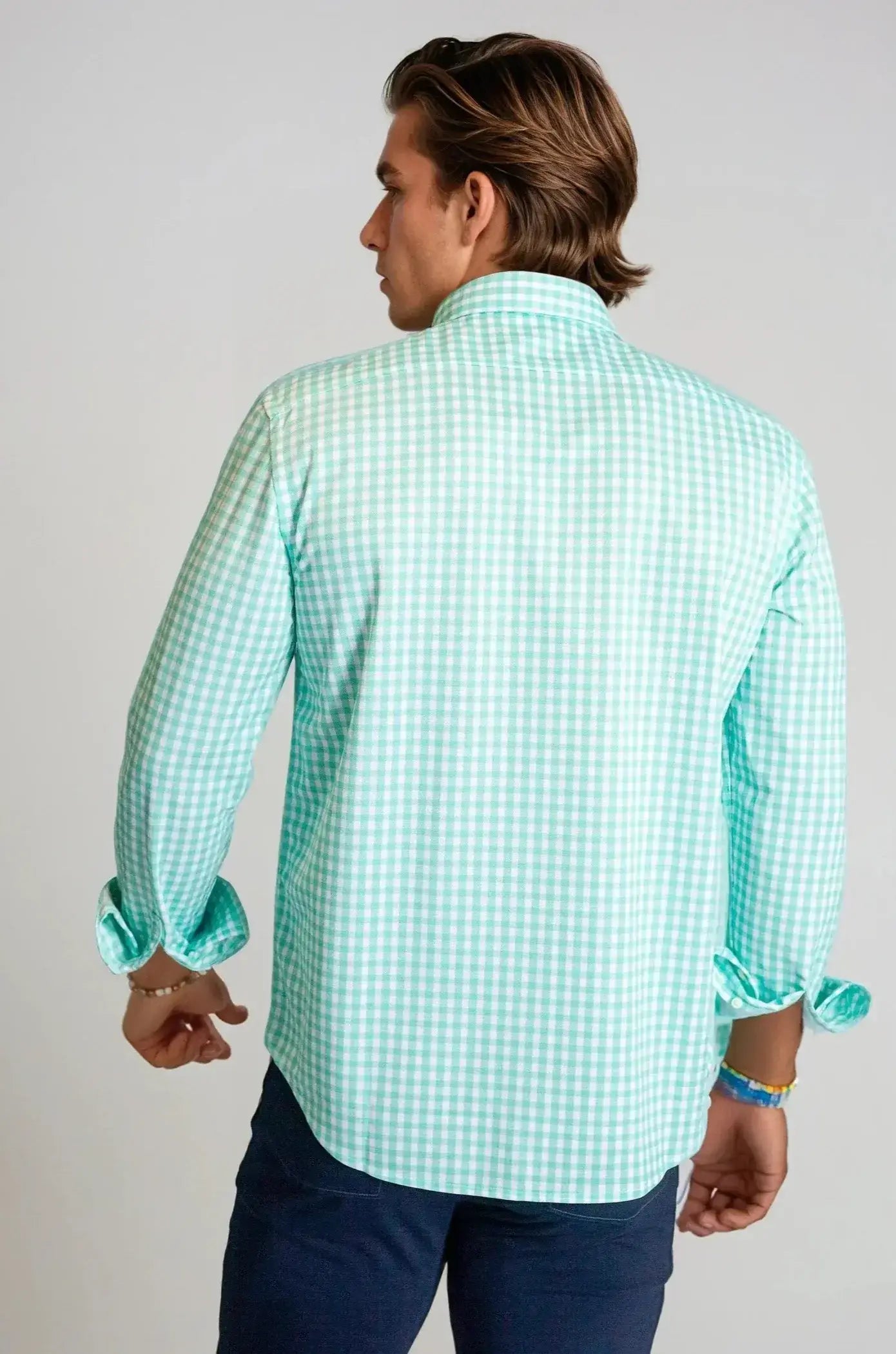 Mauro Dress Shirt 2-Pack - Emerald/Blue - Buki - Flyclothing LLC