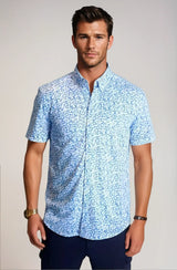 Five-O Floral Short Sleeve Tech Shirt - Buki - Flyclothing LLC