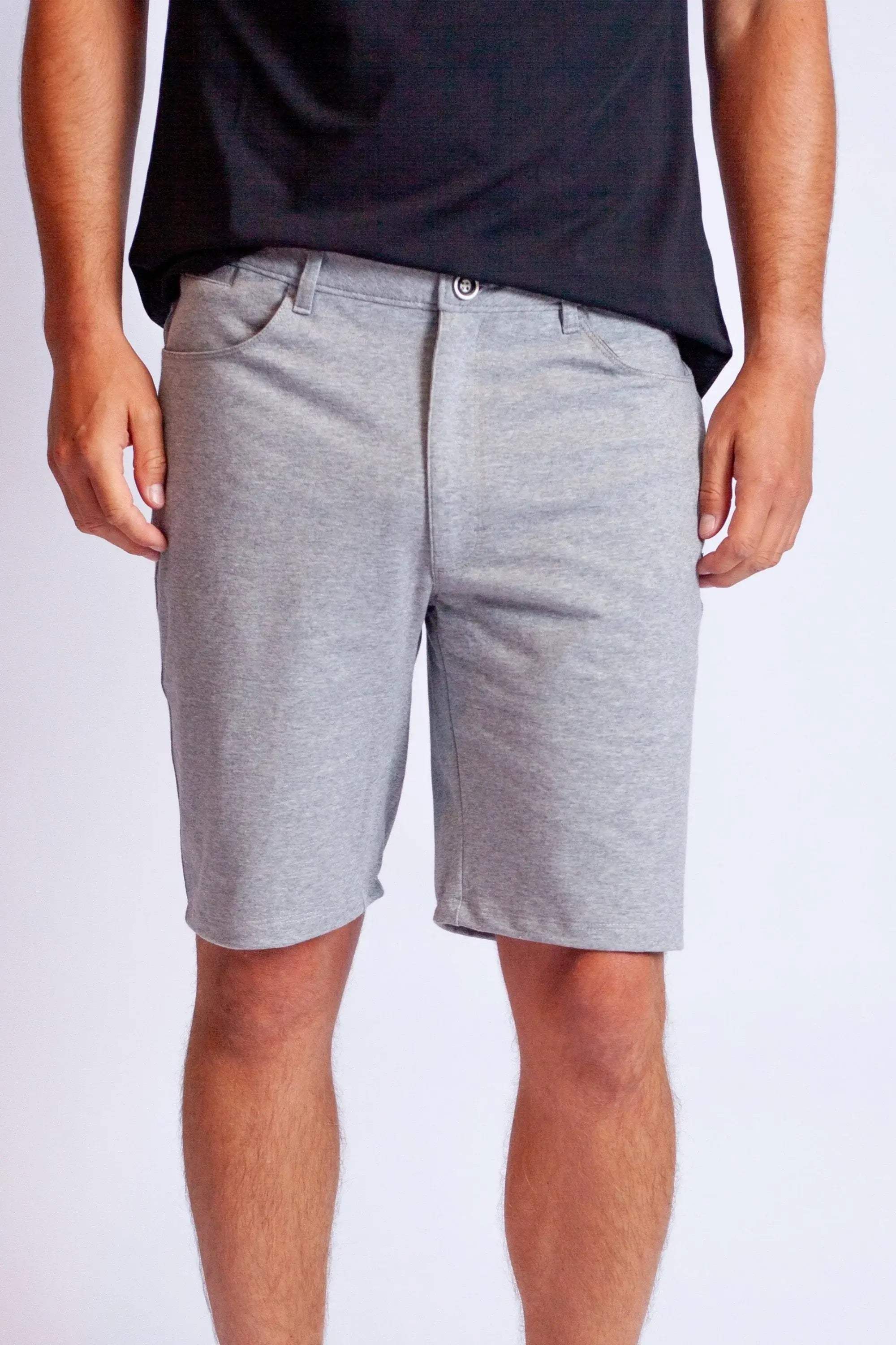 High-Five Tech Shorts - Heather Grey - Buki - Flyclothing LLC