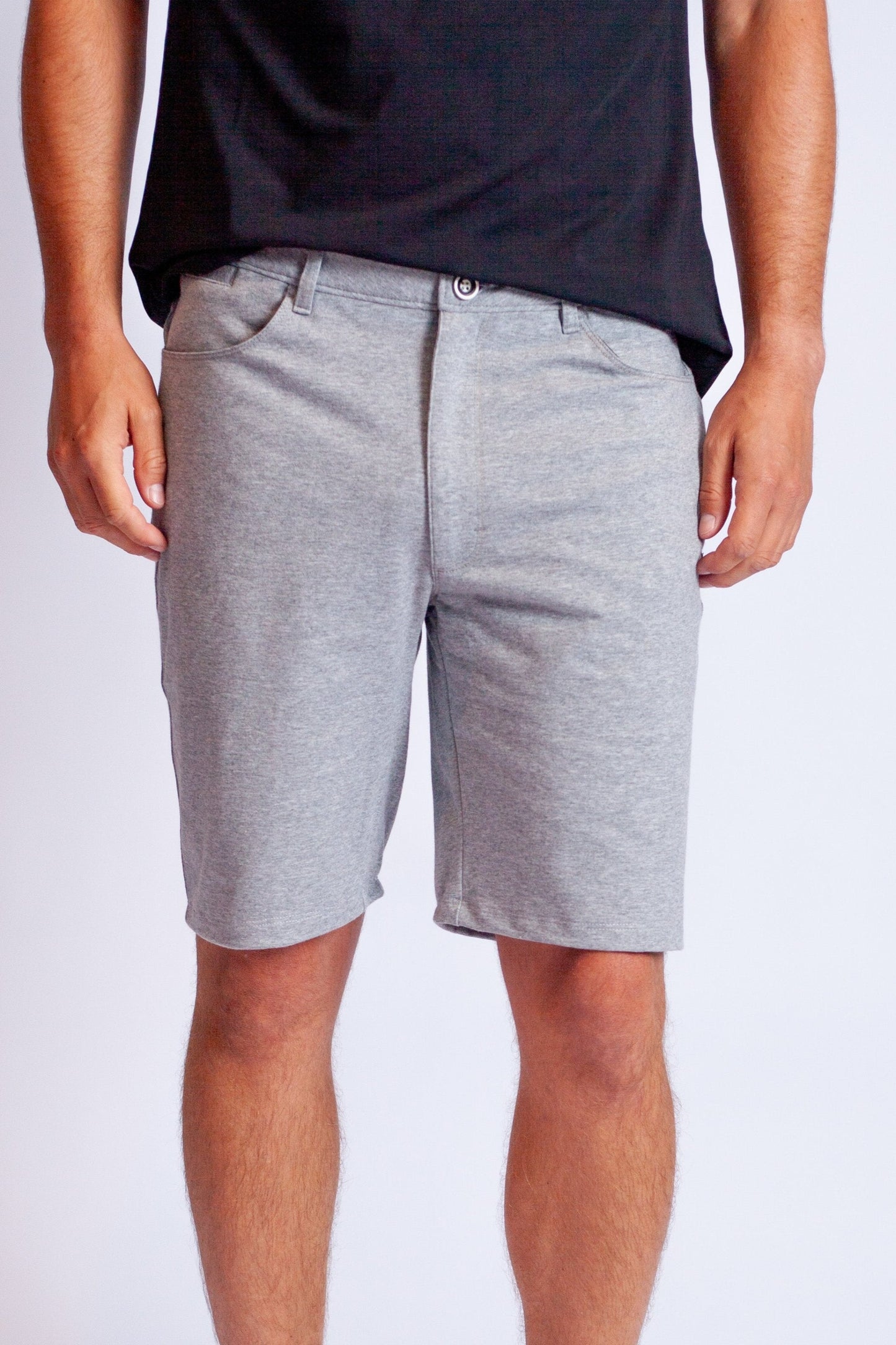 High-Five Tech Shorts - Heather Grey - Buki - Flyclothing LLC