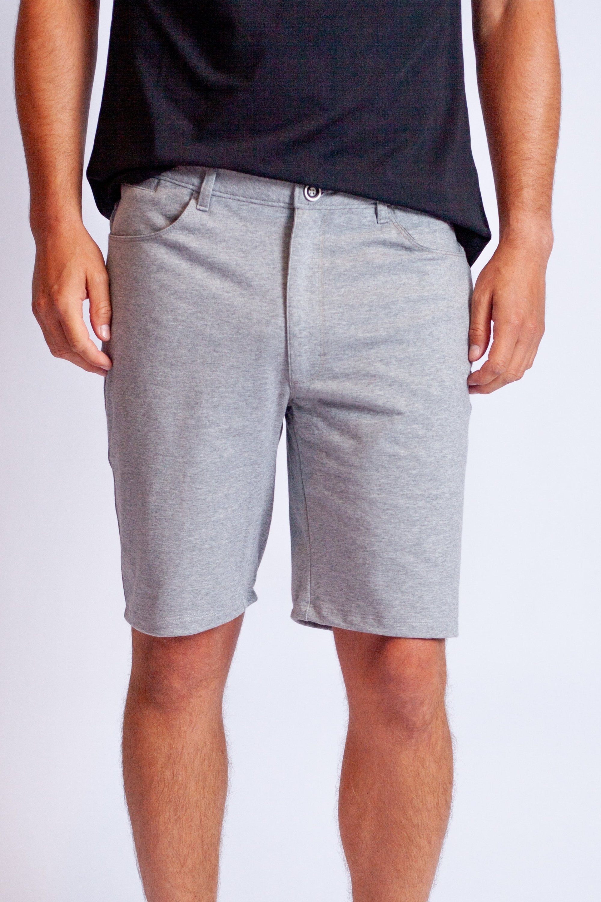 High-Five Tech Shorts - Heather Grey - Buki - Flyclothing LLC