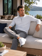 Buki Cinqo Travel Half Zip - White - Buki - Flyclothing LLC