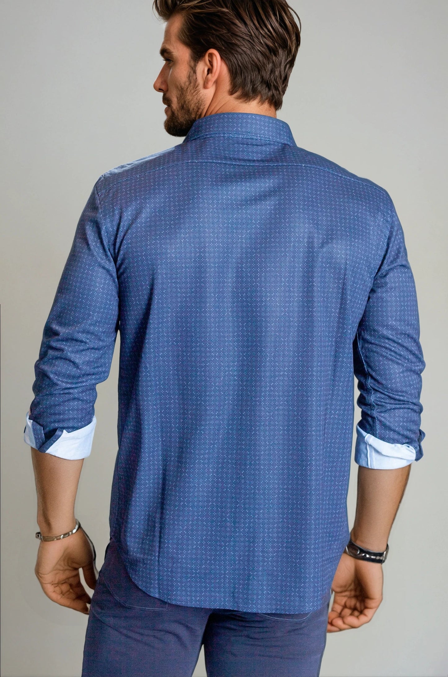 Kensington Long Sleeve Button-Down Tech Shirt - Buki - Flyclothing LLC