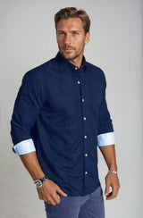 Moody Blues Plaid Long Sleeve Tech Shirt - Buki - Flyclothing LLC