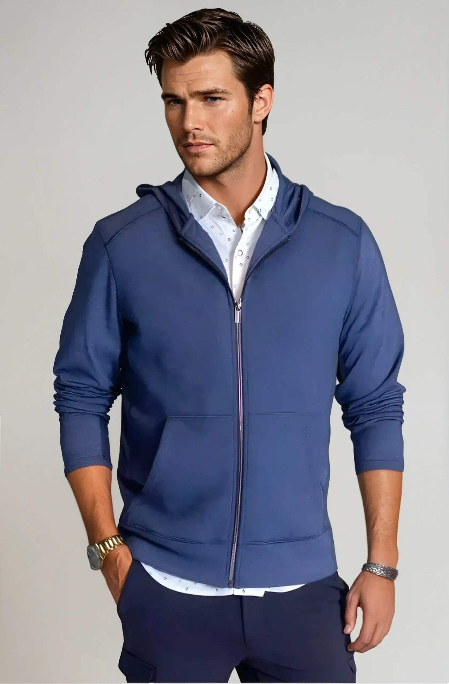 Remix Full Zip Hoodie Sweatshirt - Buki - Flyclothing LLC