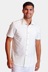 Buki Cinqo Single Shot Short Sleeve Tech Shirt — White - Buki - Flyclothing LLC
