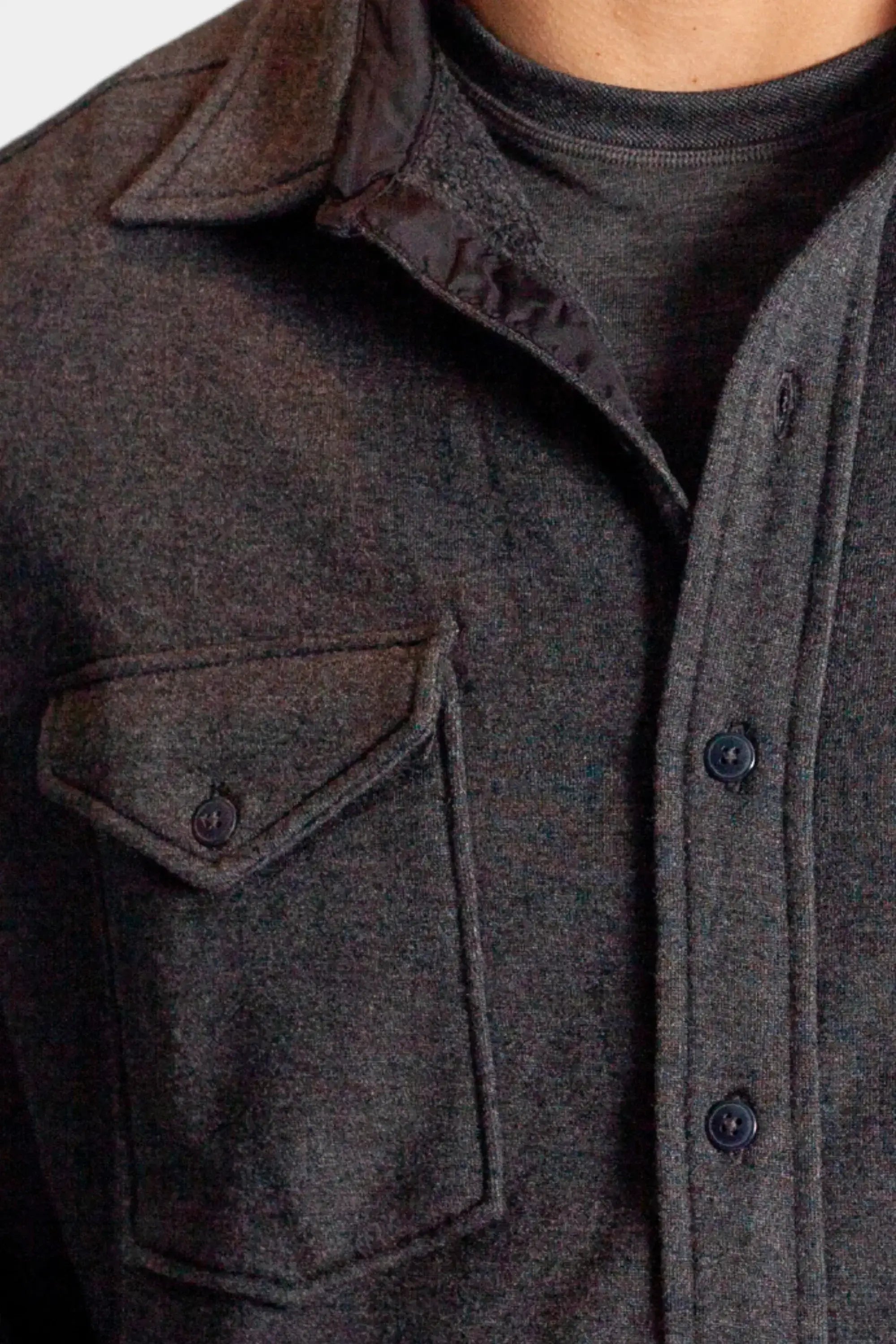 Soft Knit CPO Overshirt - Buki - Flyclothing LLC