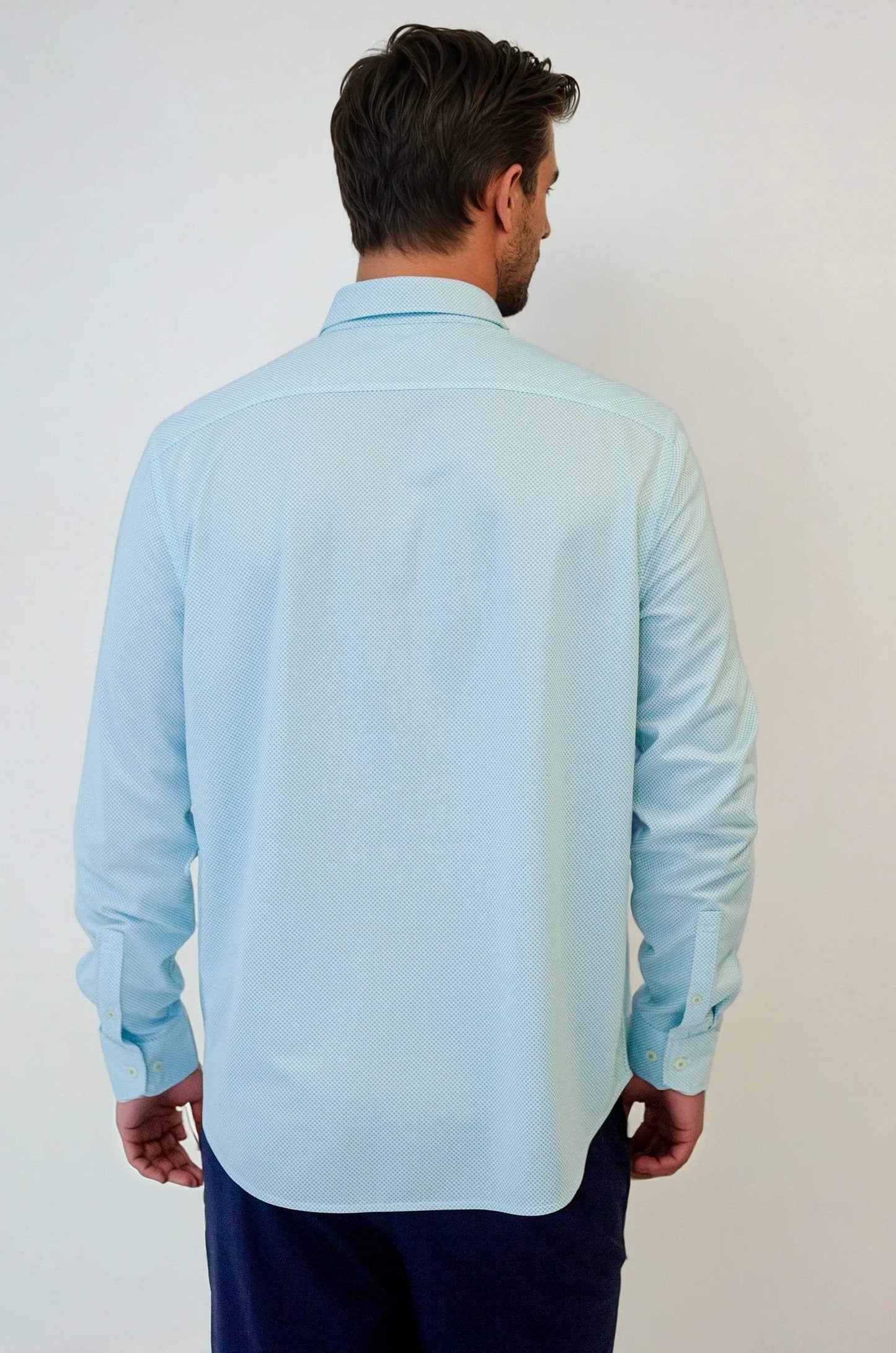 Studio Dot Long Sleeve Tech Shirt - Teal - Buki - Flyclothing LLC
