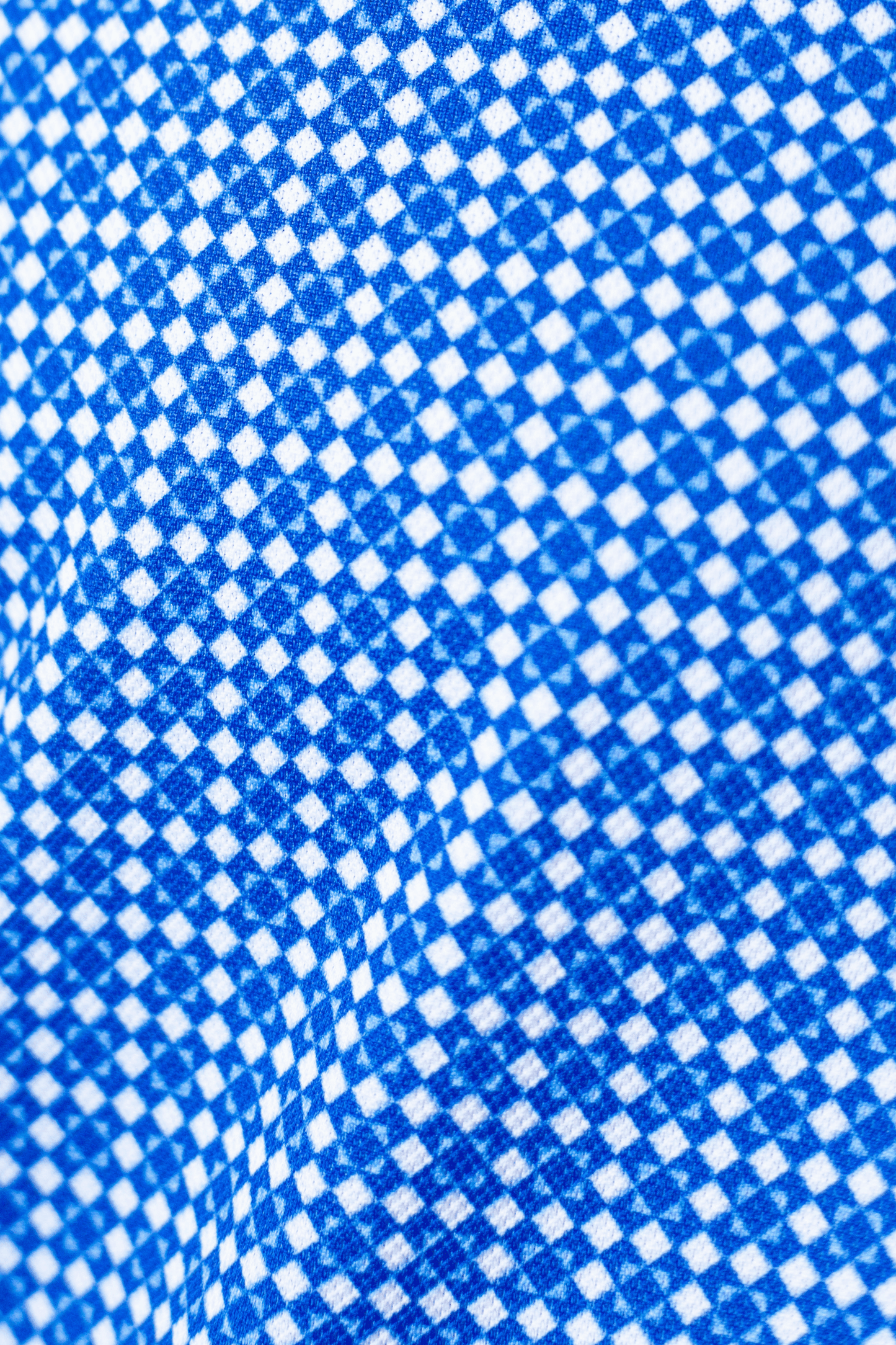 Swiss Check Long Sleeve Tech Shirt - Blue - Buki - Flyclothing LLC