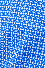 Swiss Check Long Sleeve Tech Shirt - Blue - Buki - Flyclothing LLC