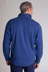 Voey Quarter Zip Sweatshirt - Tokyo Blue - Buki - Flyclothing LLC