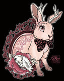 Black Market Art Company Bunny Tattoo Print
