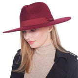 Bow Band Pointed Solid Panama Hat - Madeline Love - Flyclothing LLC