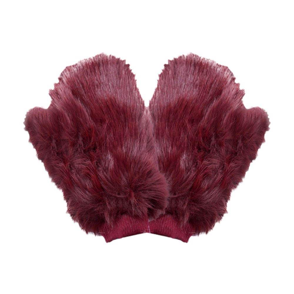 Faux Fur Mitten Gloves - Madeline Love - Flyclothing LLC