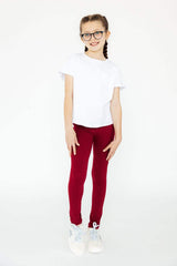 Burgundy Leggings - Mila & Rose ® - Flyclothing LLC
