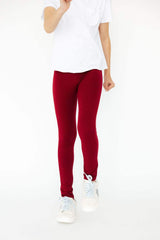 Burgundy Leggings - Mila & Rose ® - Flyclothing LLC