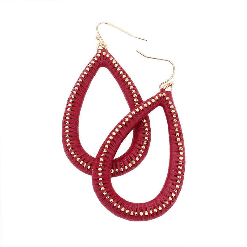 Open Teardrop Dangle Earrings - Madeline Love - Flyclothing LLC