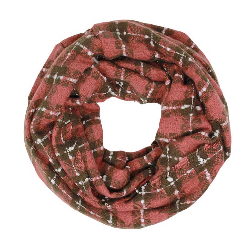 Plaid Check Infinity Super Soft Scarf - Madeline Love - Flyclothing LLC