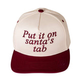 Put It On Santas Tap Message Embroidered Five Panel Canvas Snapback Baseball Cap - Madeline Love - Flyclothing LLC
