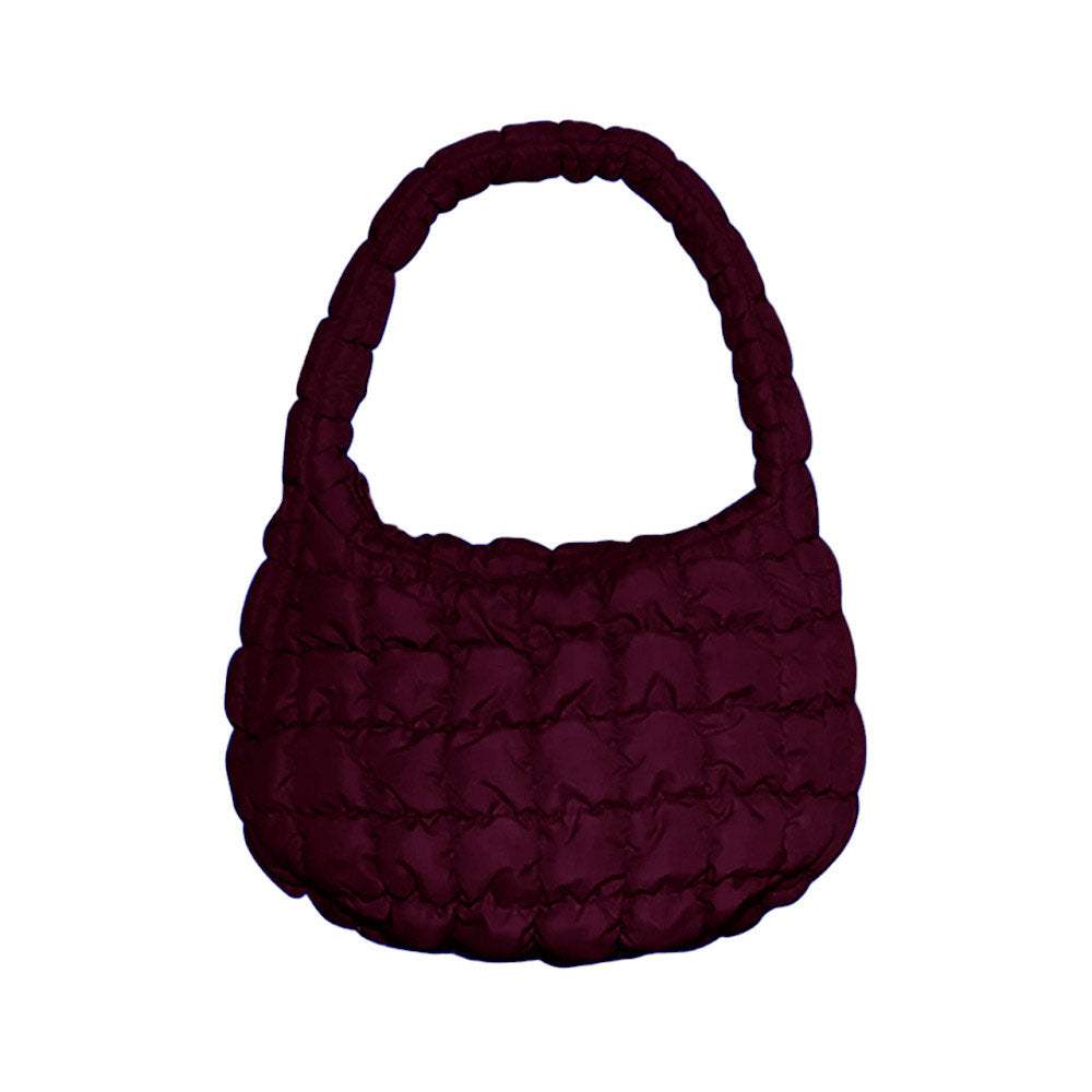 Quilted Puffer Tote Shoulder Bag - Madeline Love - Flyclothing LLC