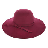 Ribbon Band Pointed Solid Panama Hat - Madeline Love - Flyclothing LLC
