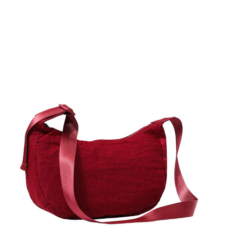 Solid Nylon Sling Bag Crossbody Bag - Madeline Love - Flyclothing LLC