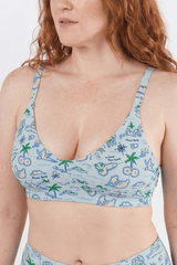The Pirate's Booty | Naughty Map Boob Hammock™ Plunge Bralette - Shinesty - Flyclothing LLC