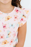 Butterfly Kisses S/S Ruffle Tee - Mila & Rose ® - Flyclothing LLC