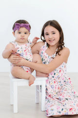 Butterfly Meadows Ruffle Cross Back Romper - Mila & Rose ® - Flyclothing LLC