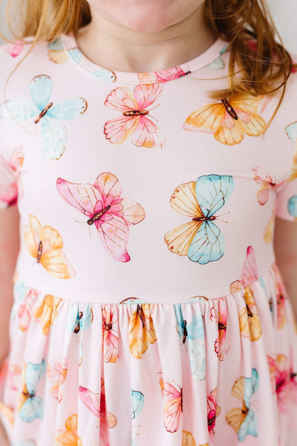 Butterfly Kisses S/S Pocket Twirl Dress - Mila & Rose ® - Flyclothing LLC