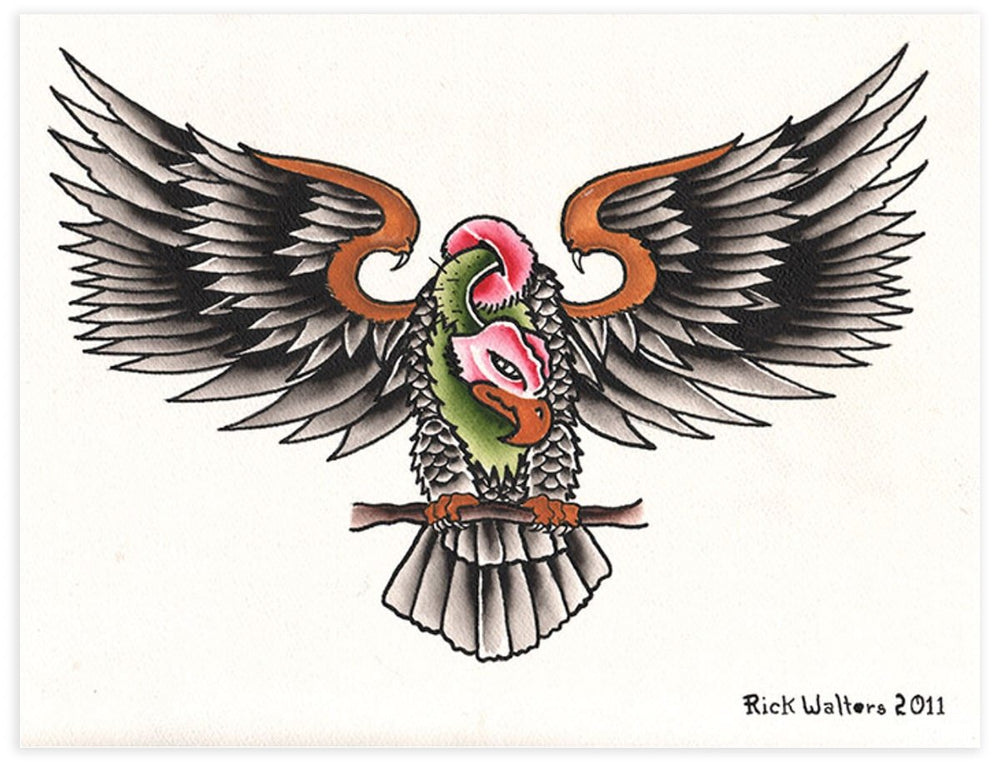 Black Market Art Company Buzzard Print