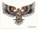 Black Market Art Company Buzzard Print
