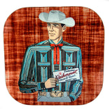 Rockmount Ranch Wear Vintage Cowboy Striped Blue Shirt Western Cork-Backed Coaster - Rockmount Clothing - Flyclothing LLC
