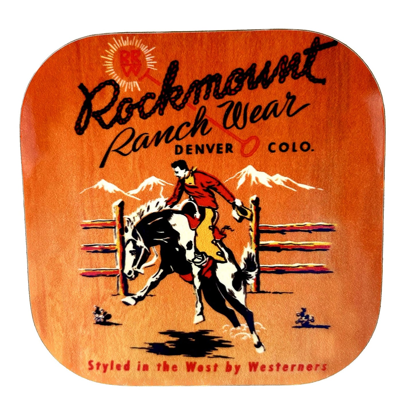 Rockmount Bronc Western Coaster - Rockmount Clothing - Flyclothing LLC