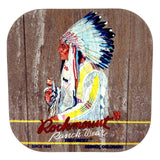 Rockmount Ranch Wear Vintage Indian Chief Western Coaster - Rockmount Clothing - Flyclothing LLC