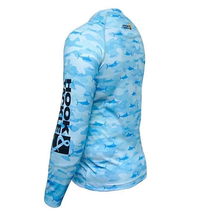 Youth Camo Billfish UV Fishing Shirt (8-20) - Hook & Tackle - Flyclothing LLC