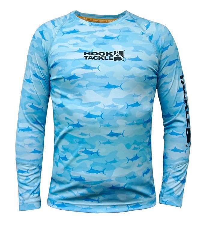 Youth Camo Billfish UV Fishing Shirt (8-20) - Hook & Tackle - Flyclothing LLC