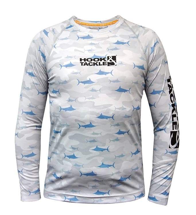 Youth Camo Billfish UV Fishing Shirt (8-20) - Hook & Tackle - Flyclothing LLC
