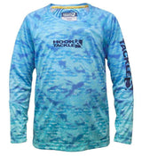 Youth Fish Fractal UV Fishing Shirt (8-20) - Hook & Tackle - Flyclothing LLC