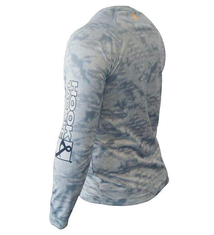 Youth Fish Fractal UV Fishing Shirt (8-20) - Hook & Tackle - Flyclothing LLC