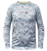 Youth Fish Fractal UV Fishing Shirt (8-20) - Hook & Tackle - Flyclothing LLC