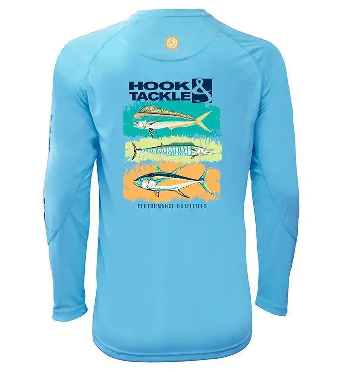 Youth Trio UV Fishing Shirt (8-20) - Hook & Tackle - Flyclothing LLC