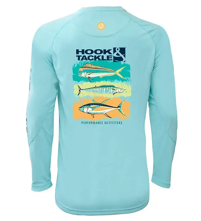 Youth Trio UV Fishing Shirt (8-20) - Hook & Tackle - Flyclothing LLC
